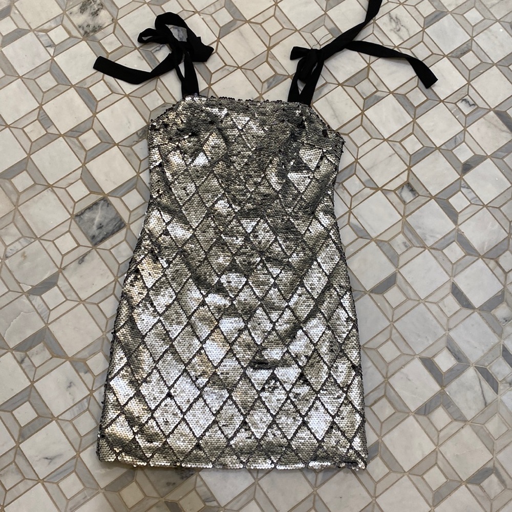 Silver Dance Dress